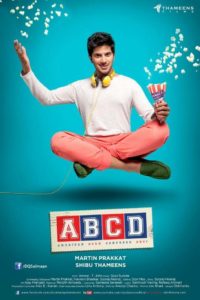 A poster of ABCD depicting Dulquer Salmaan