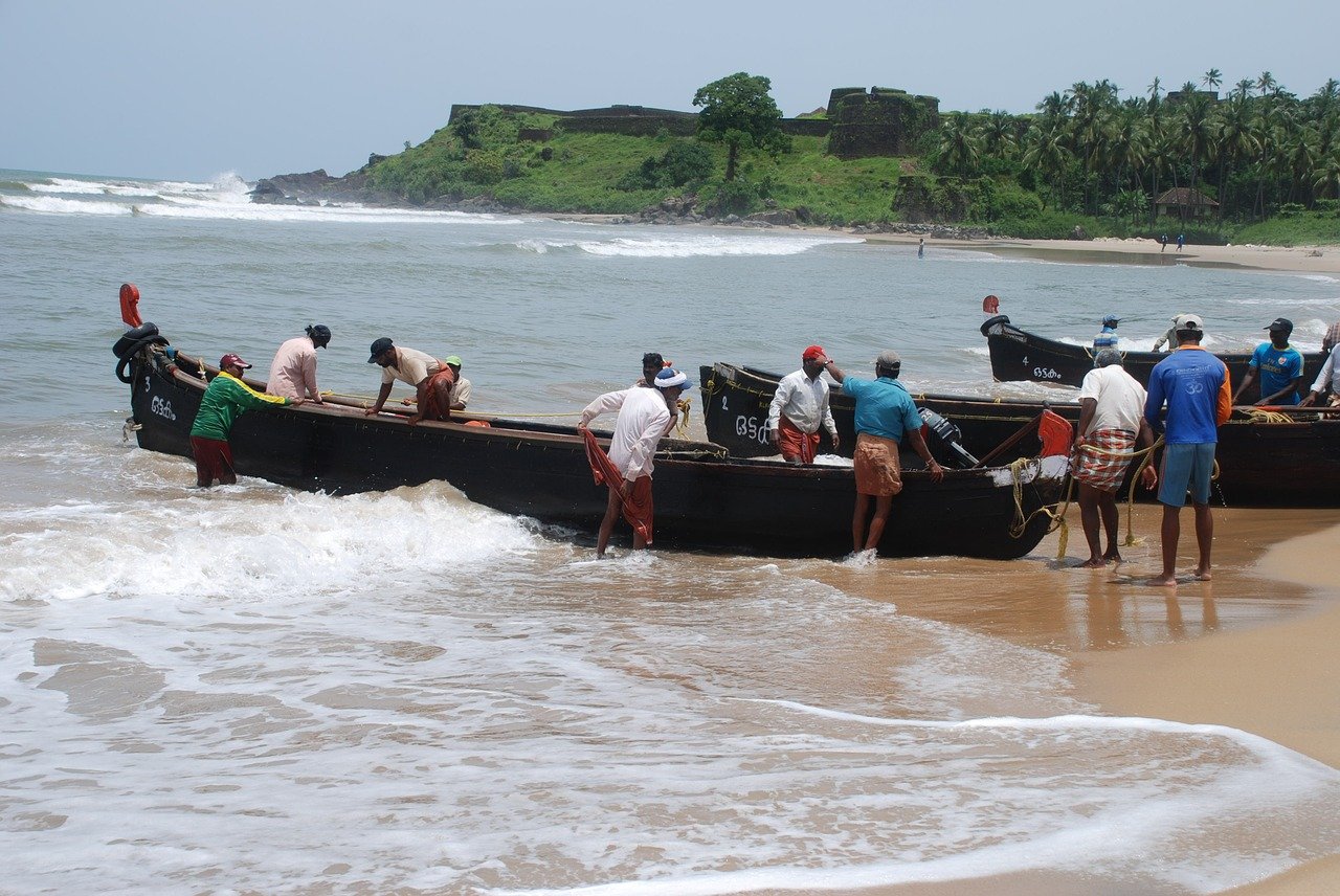 Image of Kerala fishermen