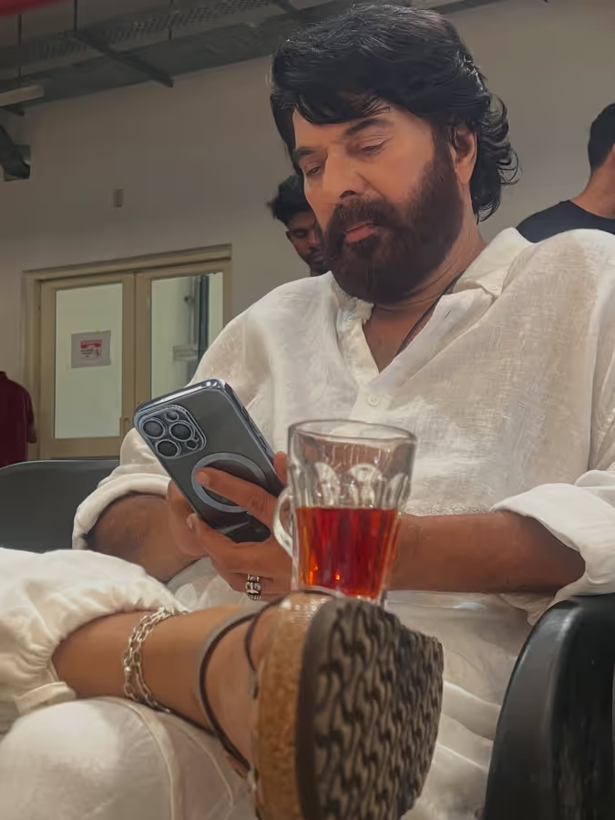 A photograph of Mammootty.