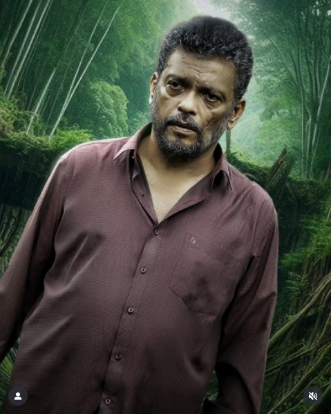 A photo of Jagadish placed against a green graphic background.